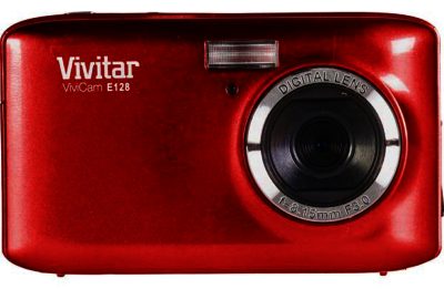 Vivitar E128 18MP Compact Digital Camera - Red